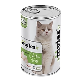 Myles Konserve Yetişkin Kedi Tavuk Etli Püre 415 GR
