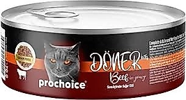 Prochoice Döner Sığır Etli Kedi Maması 70 gr