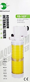 RS 162F Classic White Aquarium Internal Filter 8W/500L/H