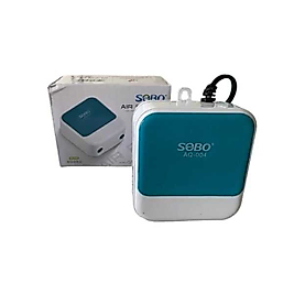 Sobo Sessiz Çift Çıkışlı Akvaryum Hava Motoru 4W. 2x3.5 Lt/dk A-Q-004