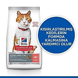 Hills Kısırlaştırılmış Somonlu Kedi Maması KG