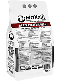 MaXxlit Aktif Karbonlu Topaklanan Bentonit Kedi Kumu 10Lt