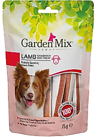 Garden Mix Lamb Sandwich Kuzu Etli Sandviç Köpek Ödülü 75 Gr
