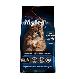 Myles Tavuklu Yetişkin Kedi Maması  12 KG