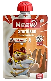 Taze Tavuklu & Keçi Sütlü Sterilised Kedi Et Ezmesi 90gr
