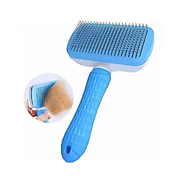 Cleanpet's Dikdörtgen Kedi Köpek Basmalı Tarak Pembe/Mavi/Gri