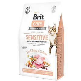 Brit Care Sensitive Hindi ve Somon Etli Hassas Tahılsız Kedi Maması KG