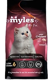 Myles Kıtten Tavuklu Kedi Maması 12 Kg